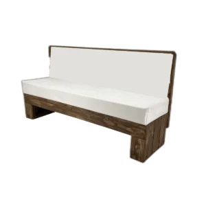 Banqueta 150 cm con respaldo