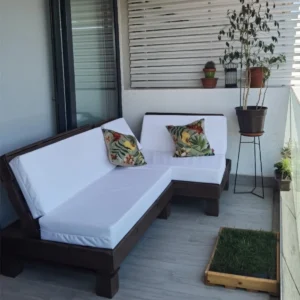 Terraza 1 sillón + 1 sillón L